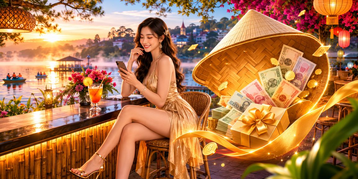 Khung cảnh lễ hội Đà Lạt gắn liền với chương trình cashback và ưu đãi hoàn tiền